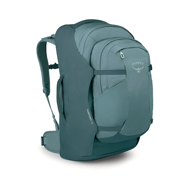 Osprey Farpoint 70 in Cascade Blue/Torrent Blue