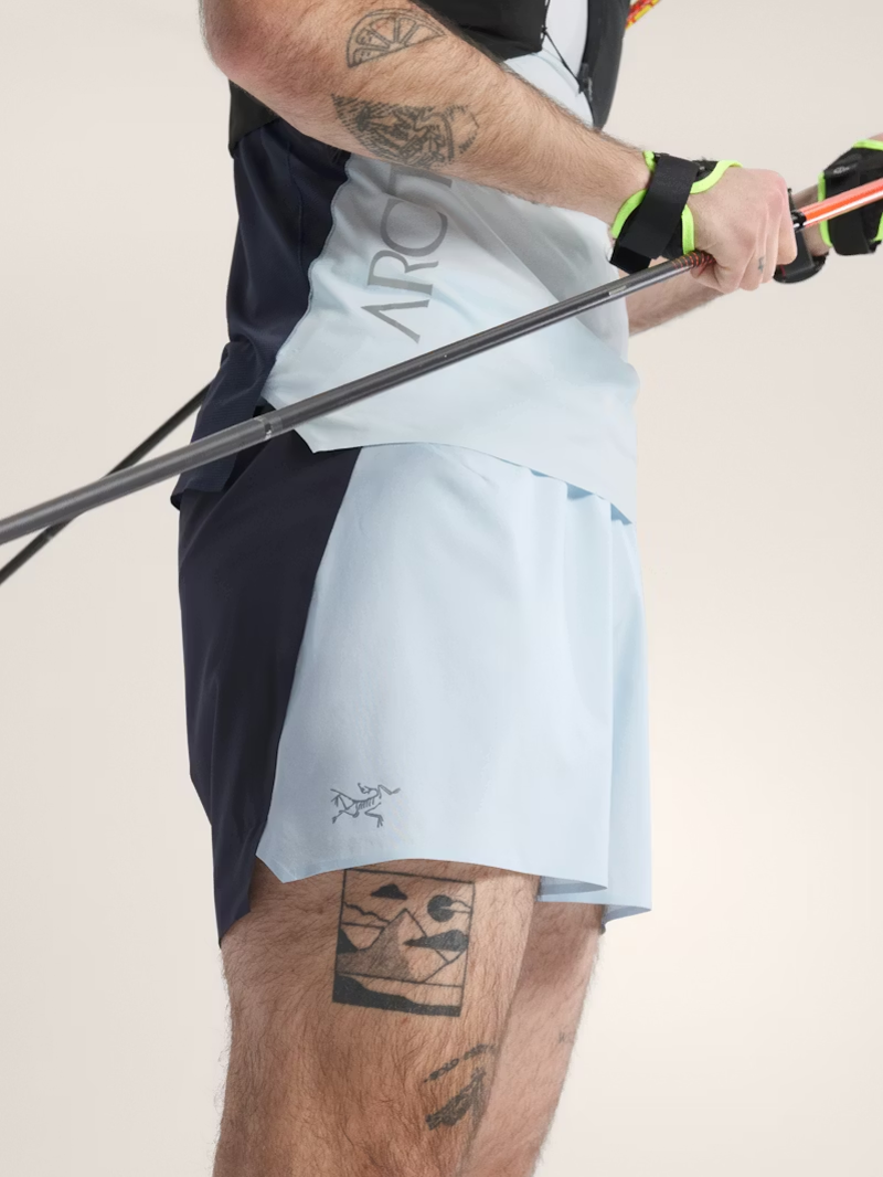 Arc'teryx Men's Norvan 5 Shorts in Alpine/Black Sapphire-3
