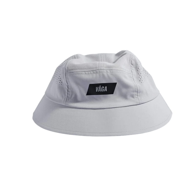 Vaga Feather Bucket Hat in Aluminium Grey