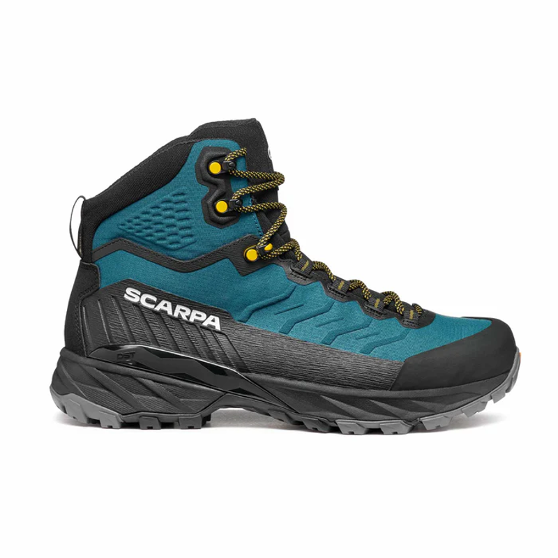 Scarpa Men's Rush TRK LT GTX in Petrol/Mustard-2