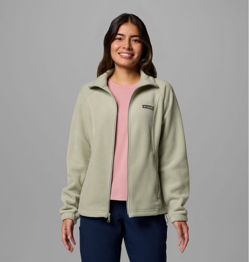 Columbia Women's Benton Springs Full Zip in Safari-1