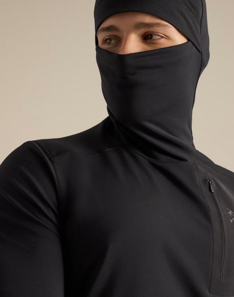 Arc'teryx Men's Rho LT Hoody in Black-5