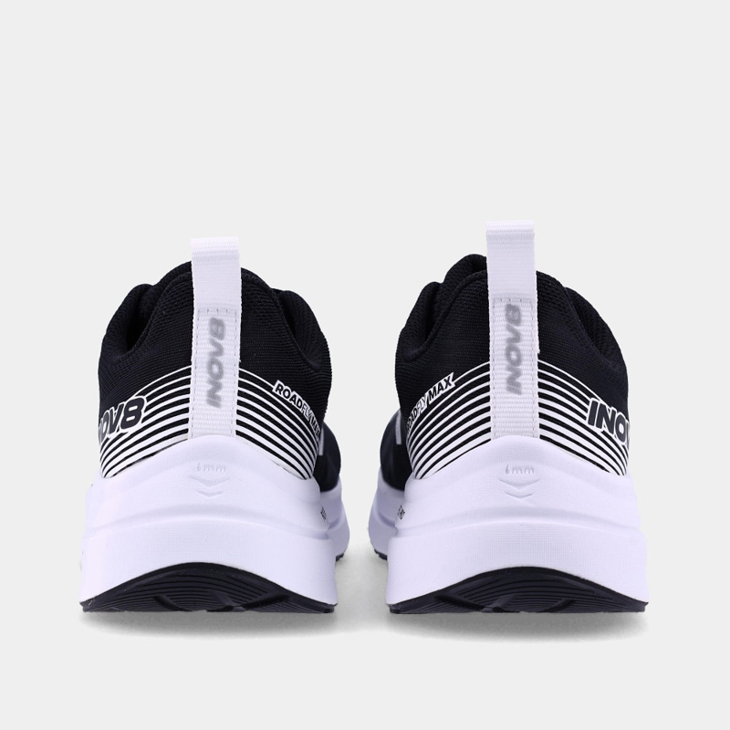 Inov-8 Men's Roadfly Max in Black/White - Wide Fit-5