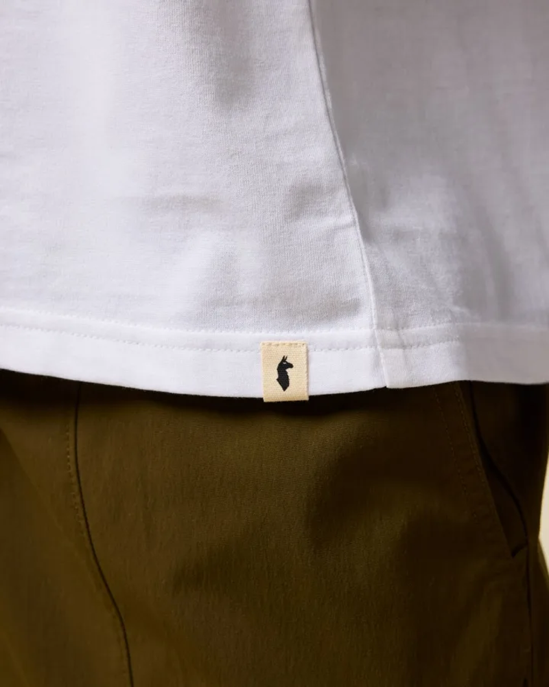 Cotopaxi Men's Cuatro Bitmap T-Shirt in White-4