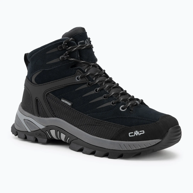 CMP Men's Rigel 2.0 Mid Waterproof Trekking Boots in Nero/Grey-1