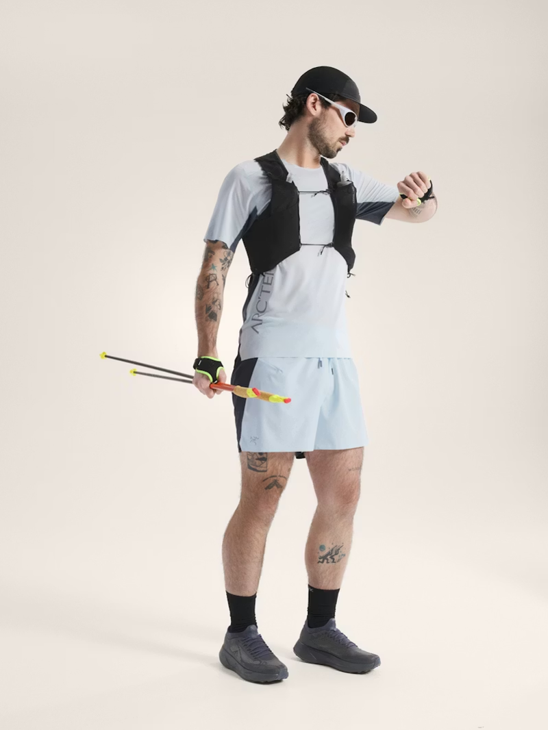 Arc'teryx Men's Norvan 5 Shorts in Alpine/Black Sapphire-4