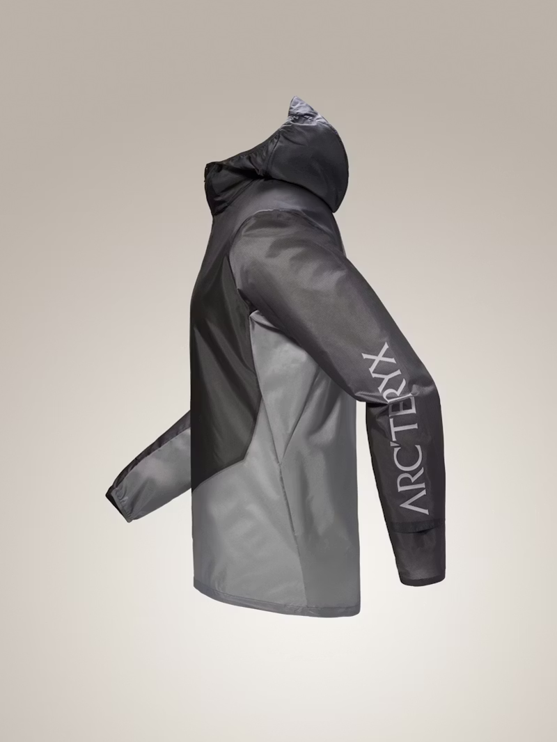 Arc'teryx Men's Norvan Windshell Hoody in Cloud/Void-1