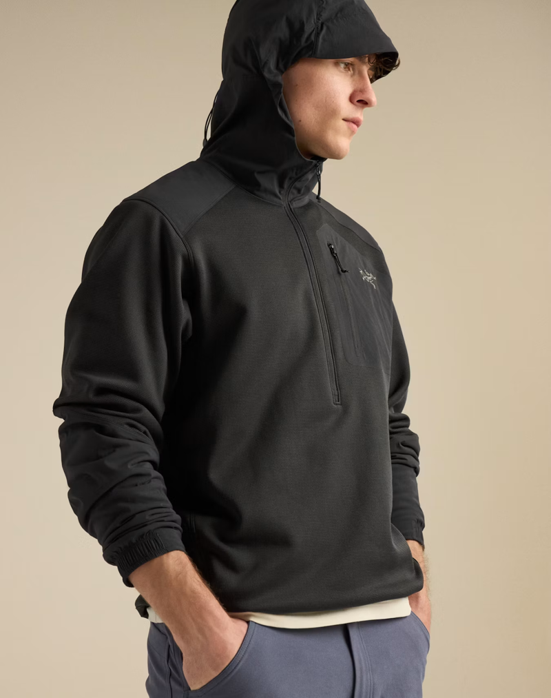 Arc'teryx Men's Konseal Pullover Hoody in Black-4