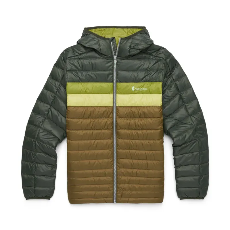 Cotopaxi Men's Fuego Down Hooded Jacket in Woods/Live Oak