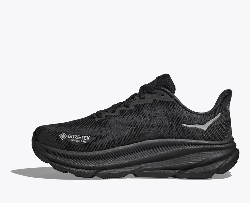 Hoka Women's Clifton 9 GTX in Black-1