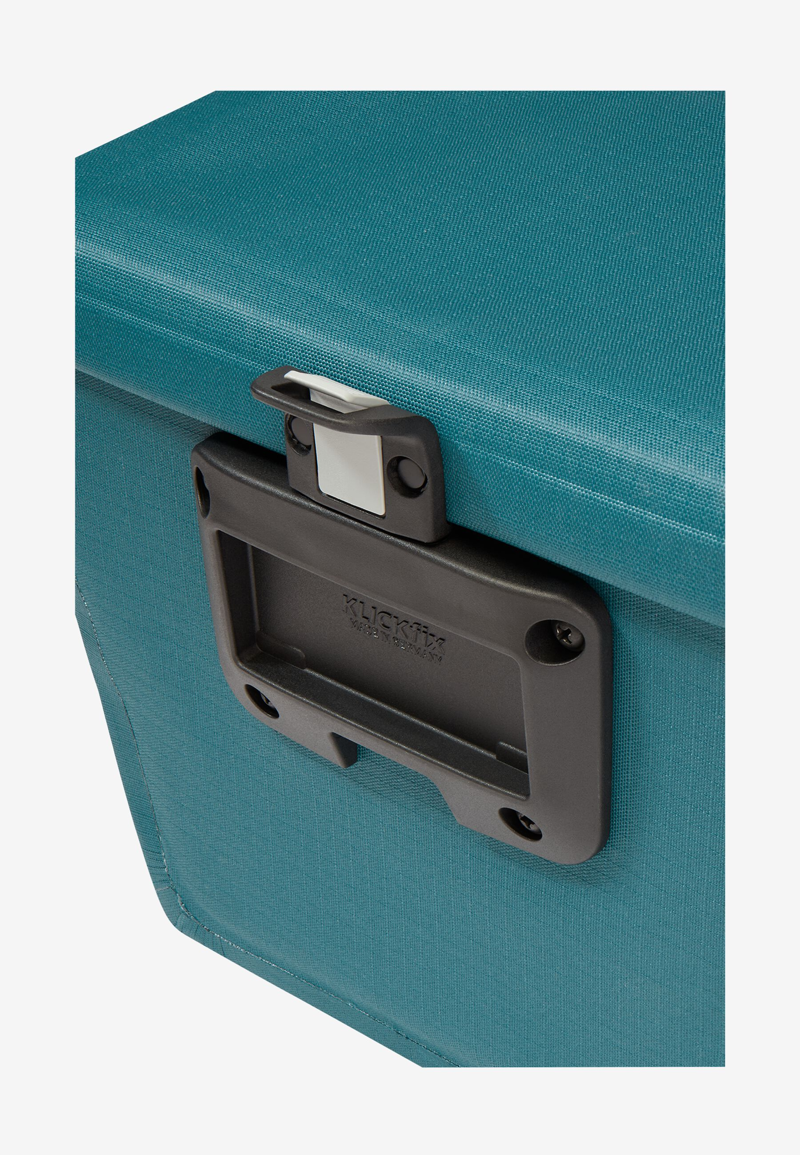 Jack Wolfskin Gravex Waterproof Bike Pannier 7 litres in Sea Green-2