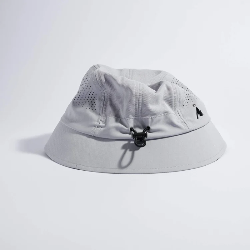 Vaga Feather Bucket Hat in Aluminium Grey-4