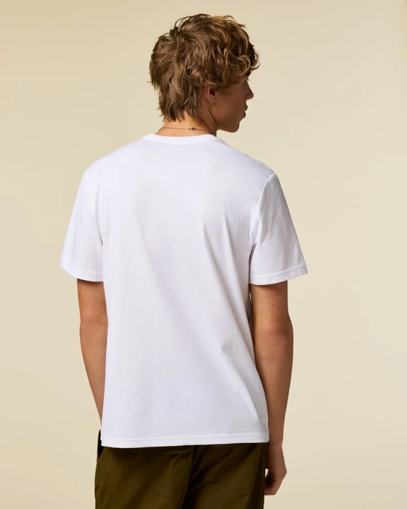 Cotopaxi Men's Cuatro Bitmap T-Shirt in White-2