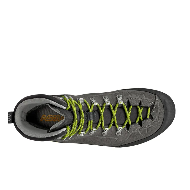 Asolo Men's Freney Evo LTH GV in Graphite/Green Lime-5