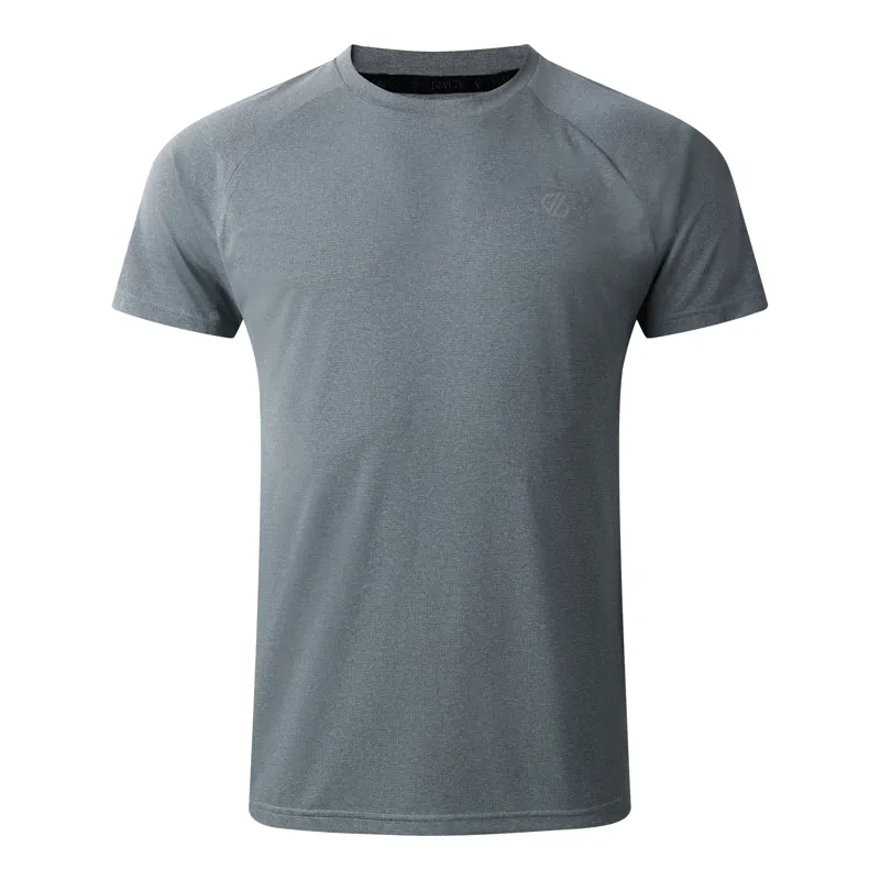 Dare2b Men's Accelerate Fitness Tee in Lead Grey