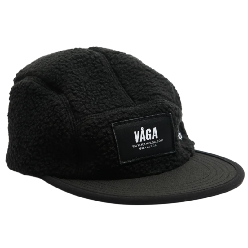 Vaga Adult Teddy Fleece Cap in Black