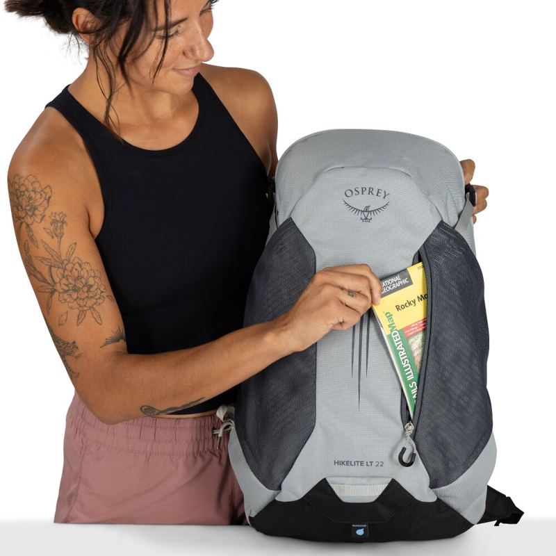 Osprey Hikelite LT 22 in Silver Lining-6