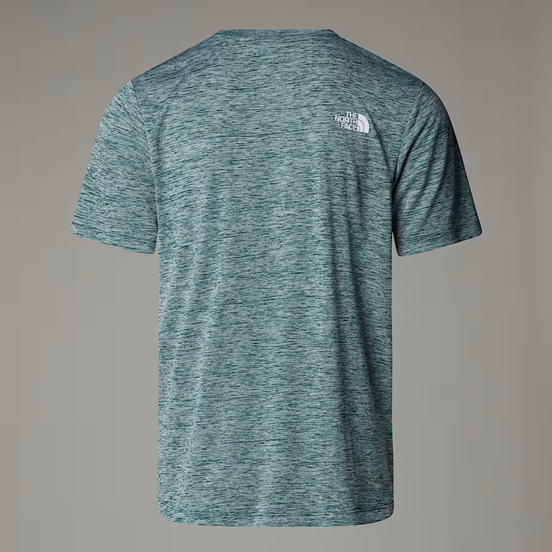 The North Face Men's 24/7 Rager Tee in Deep Nori/Light Heather-1