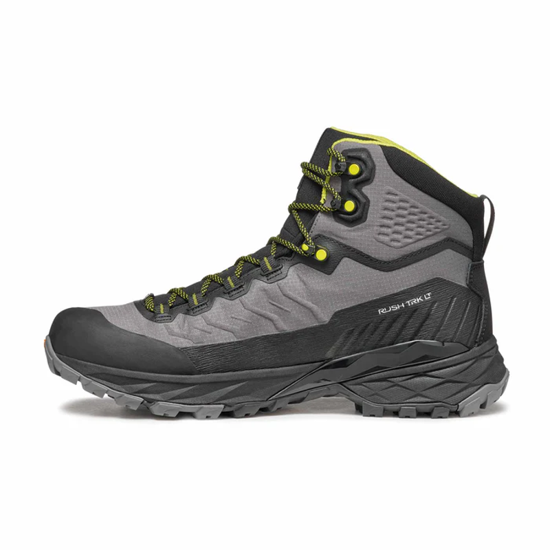 Scarpa Men's Rush TRK LT GTX in Grey/Lime-1