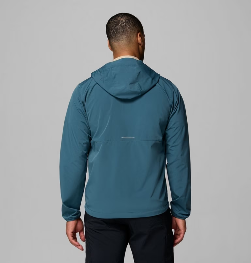 Columbia Men's Tall Heights III Hooded Softshell in Everblue/Shark-1