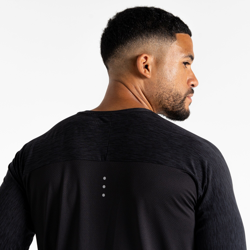 Dare2b Men's Power Up Tee in Black Marl-6