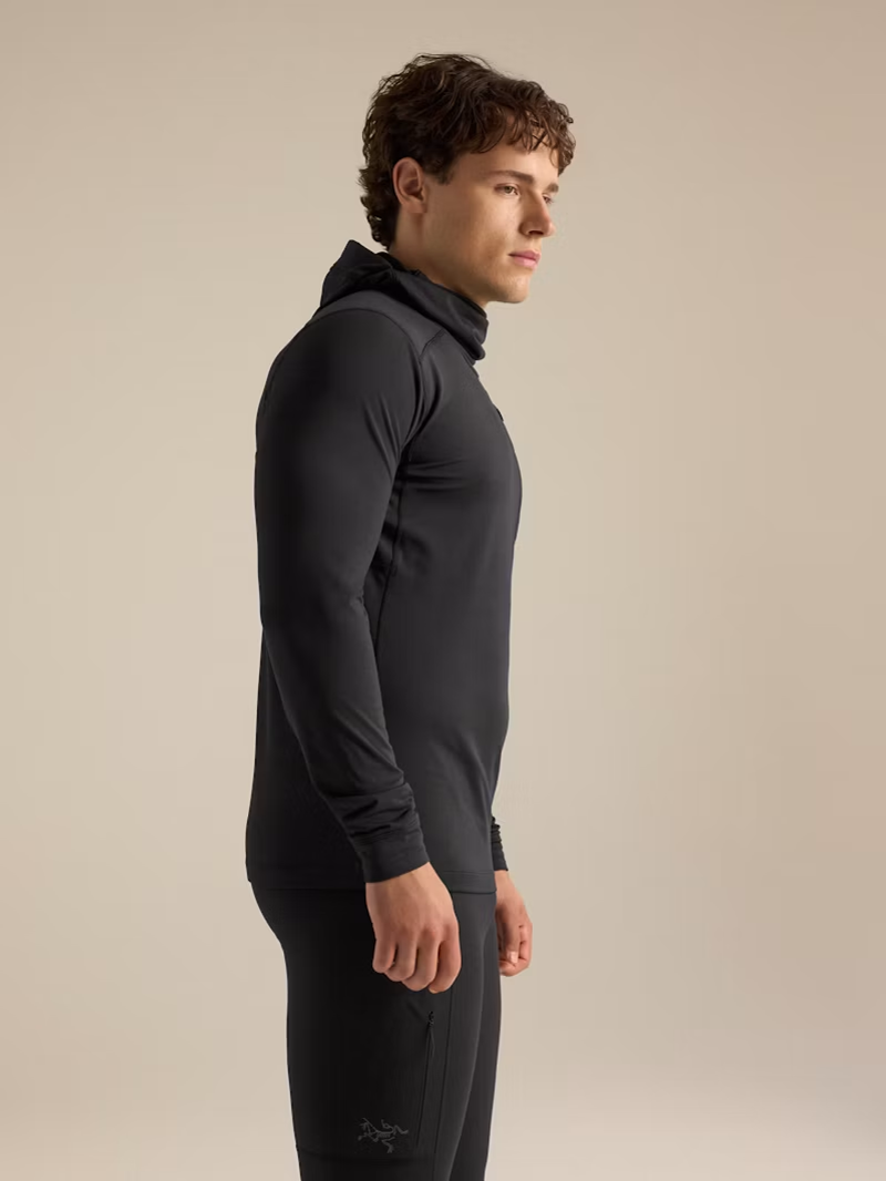 Arc'teryx Men's Rho LT Hoody in Black-3