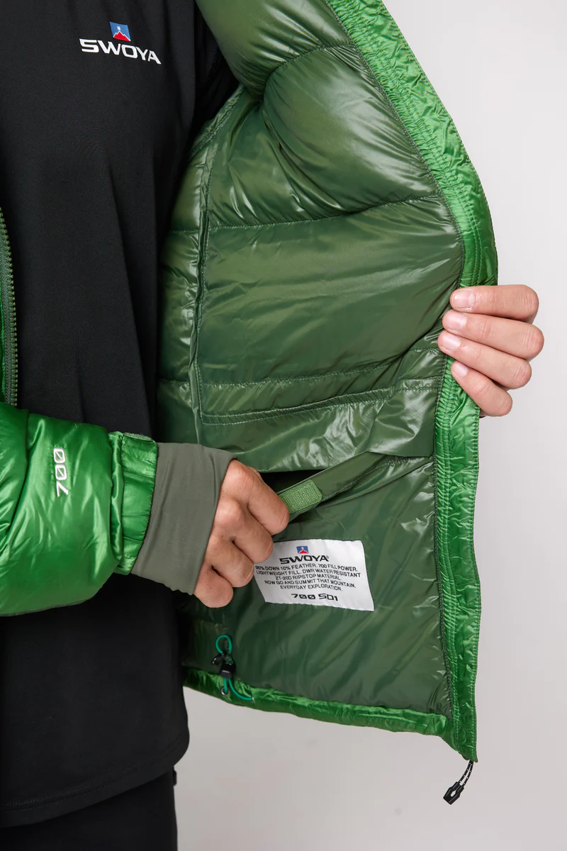 Swoya Men's SD1 700 Down Jacket in Green-1