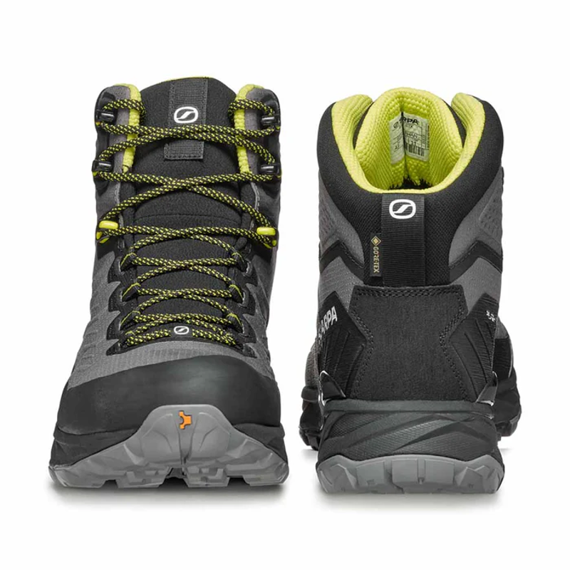 Scarpa Men's Rush TRK LT GTX in Grey/Lime-5