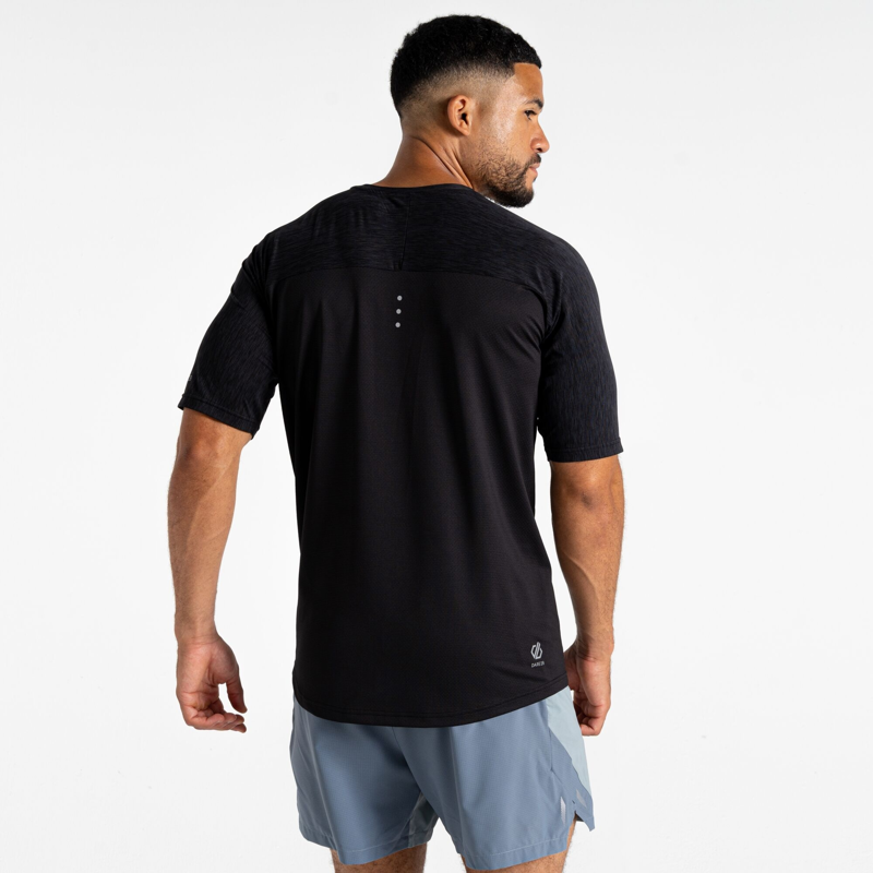 Dare2b Men's Power Up Tee in Black Marl-5