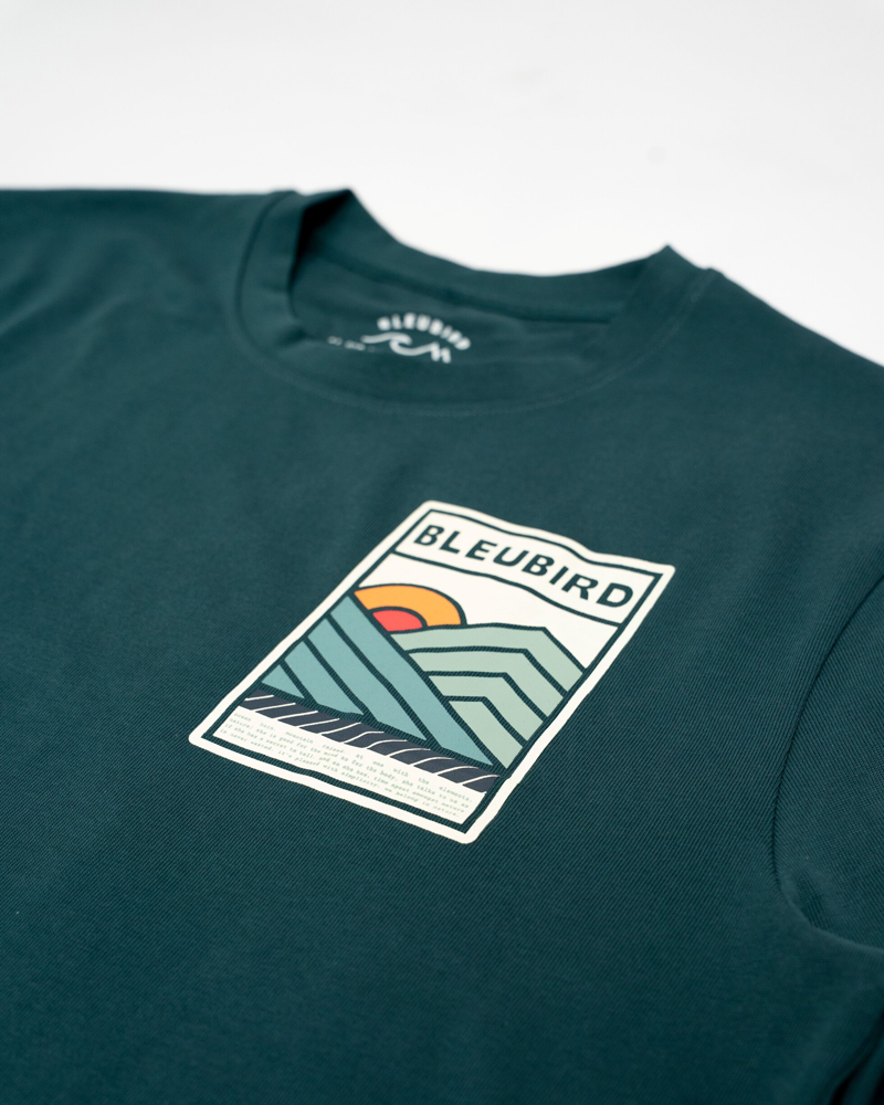 Bleubird Peaklight Tee in Marine-2