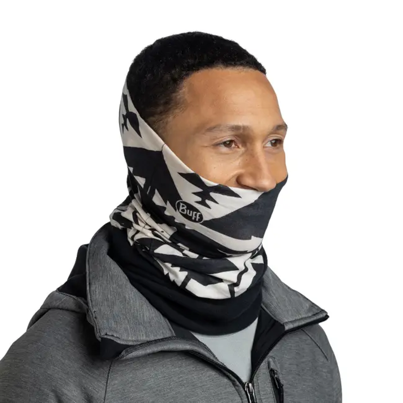 Buff Polar Multifunctional Neckwear in Skar Black-3