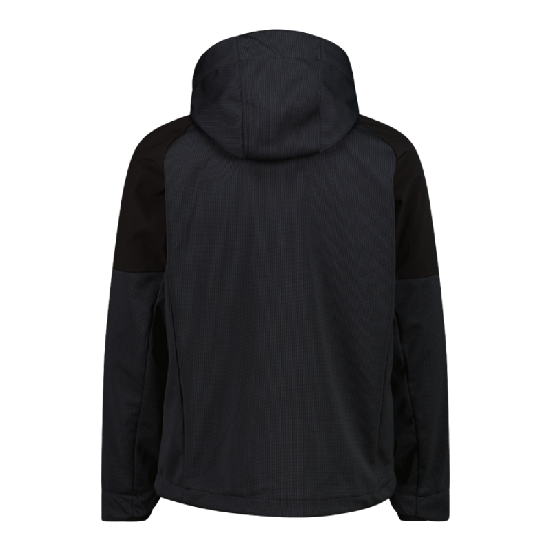 CMP Men's Hooded Softshell Jacket in Antracite-1