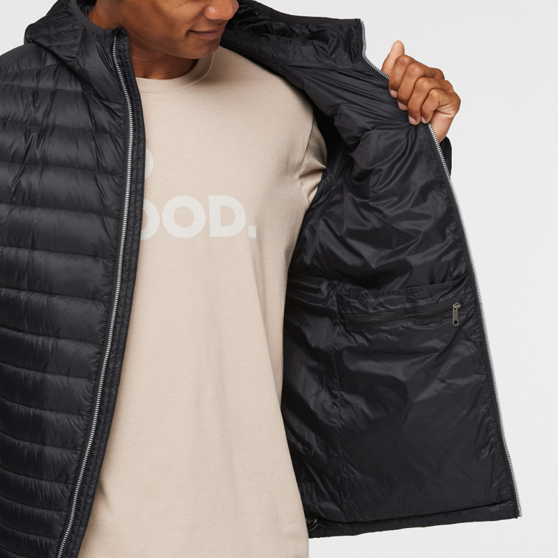 Cotopaxi Men's Fuego Down Hooded Jacket in Black-11
