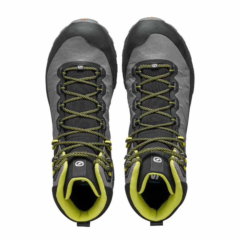Scarpa Men's Rush TRK LT GTX in Grey/Lime-4