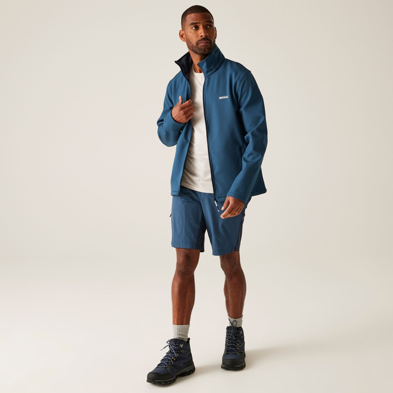 Regatta Men's Cera V Softshell Jacket in Moonlight Denim-5