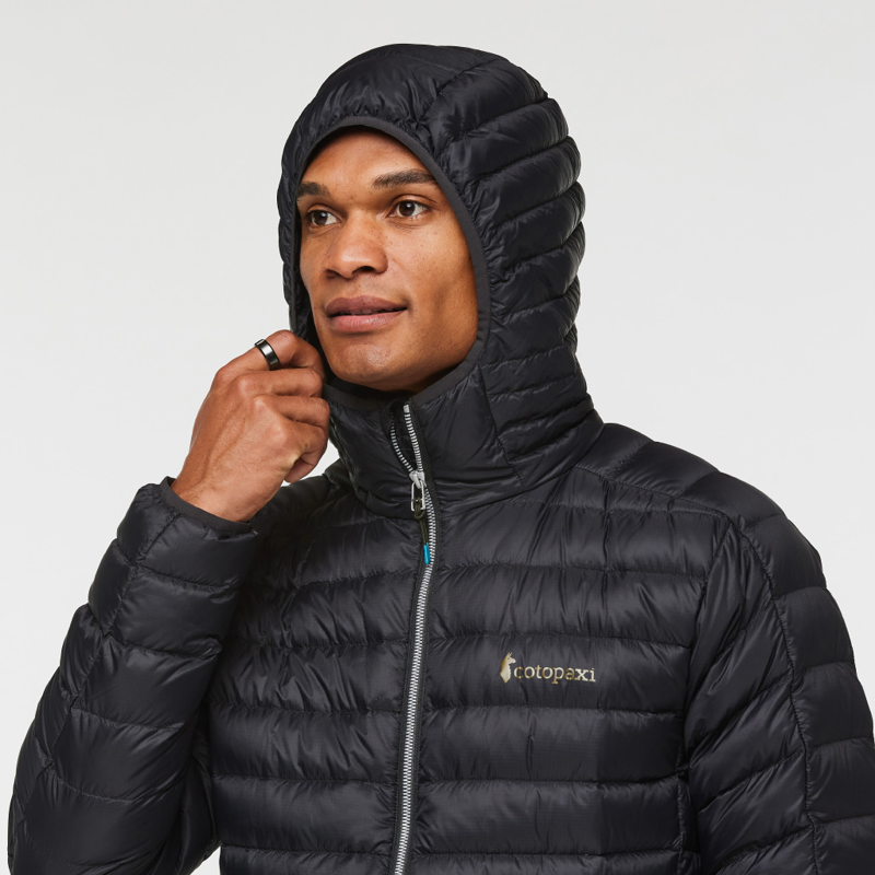 Cotopaxi Men's Fuego Down Hooded Jacket in Black-10