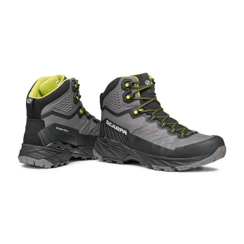 Scarpa Men's Rush TRK LT GTX in Grey/Lime-6