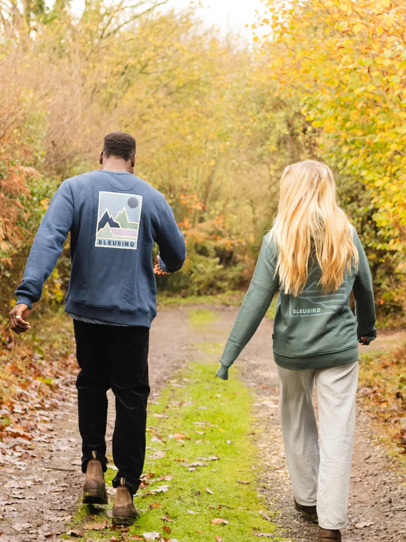 Bleubird Waypoint Crew Pullover in Navy-4