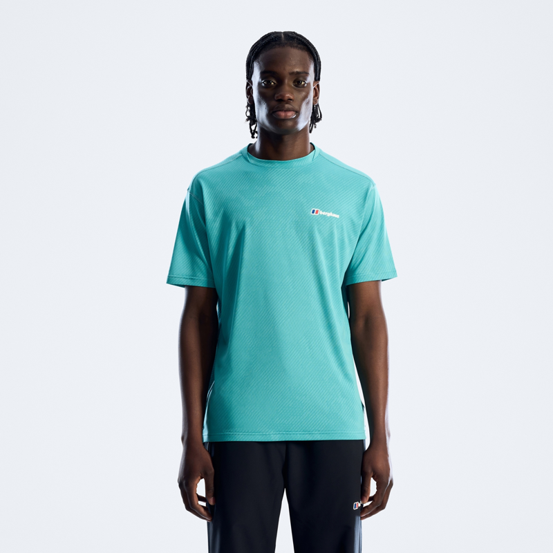 Berghaus Men's Dawdon Tech Tee in Light Blue-1