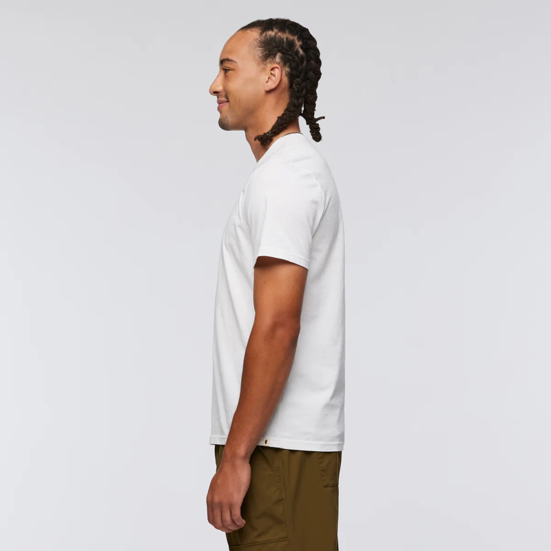 Cotopaxi Men's Mountain T-Shirt in White-4