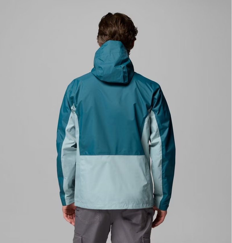 Columbia Men's Pouring Adventure III Jacket in Everblue/Crushed Blue-2