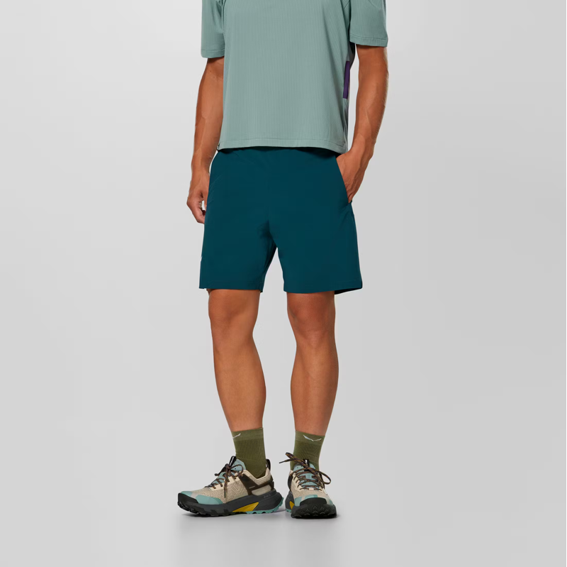 Salewa Men's Pedroc Durastretch Light Shorts in Pond Blue-4
