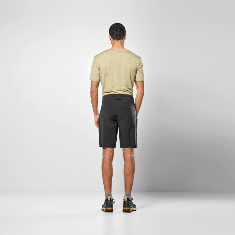 Salewa Men's Puez Talveno Durastretch Shorts in Black Out-4