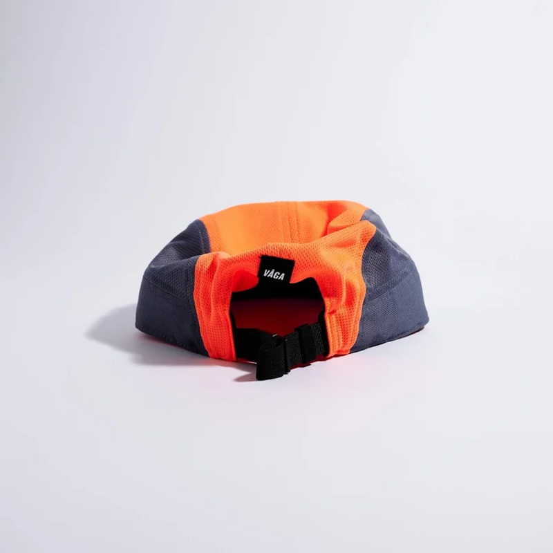Vaga Club Cap in Neon Coral/Slate Blue-2