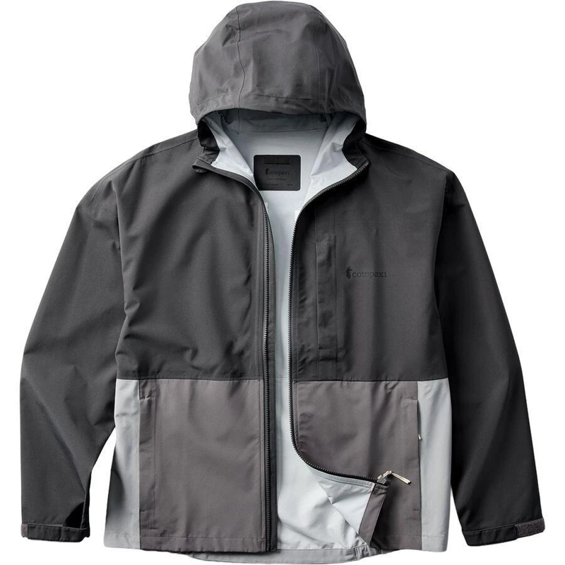 Cotopaxi Men's Cielo Rain Jacket in Charcoal and Cinder