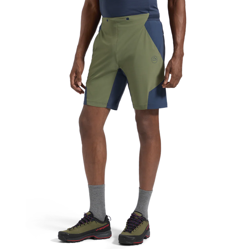 La Sportiva Men's Trail Guard Shorts Cypress/Night Sky-2