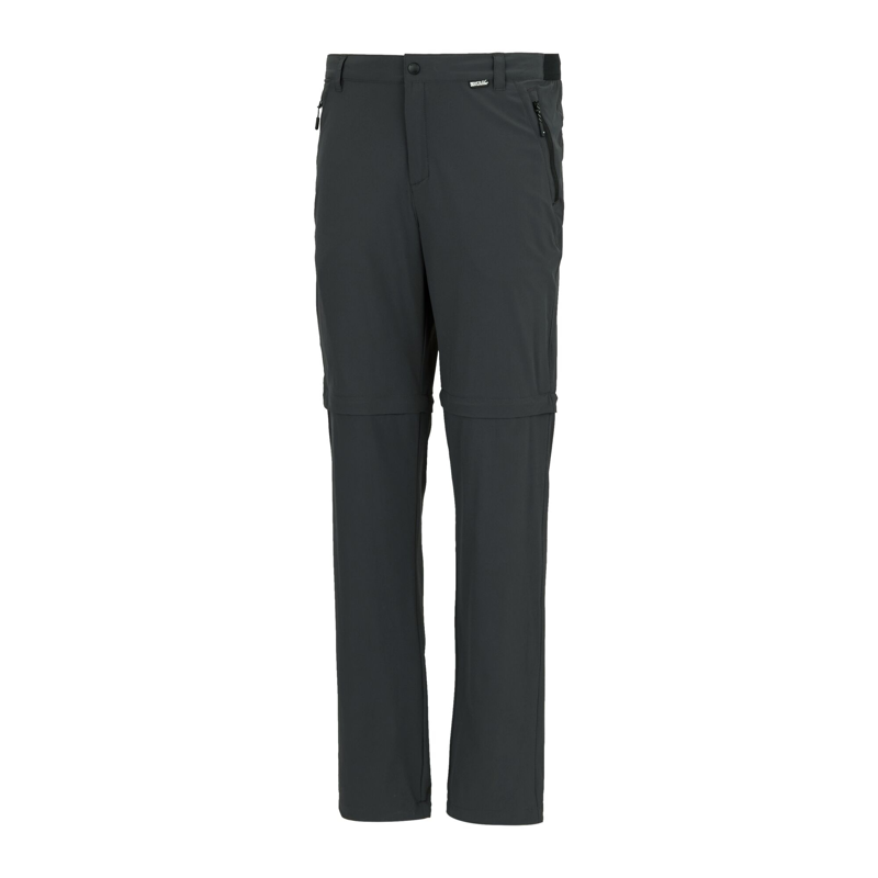 Regatta Men's Anti-Insect Travel Light Zip-Off Trousers in Ash-2