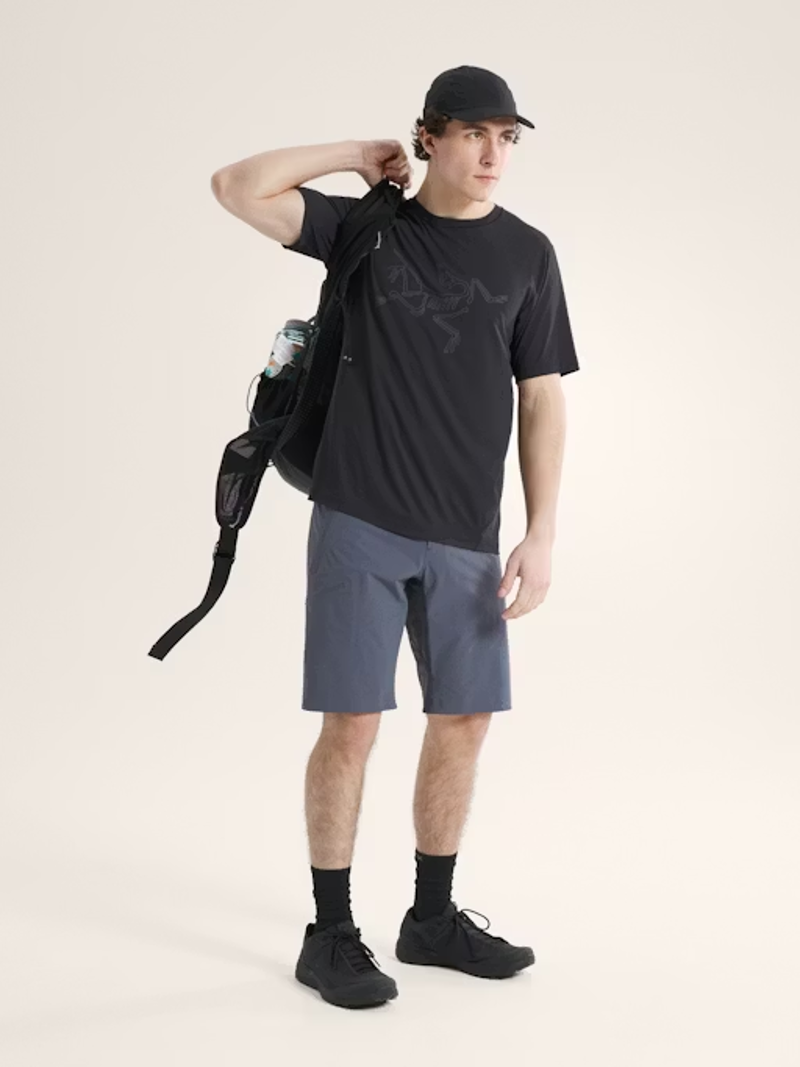 Arc'teryx Men's Cormac Logo Tee in Black-3
