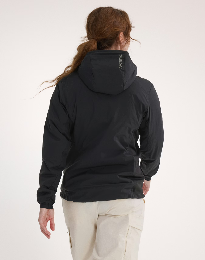Arc'teryx Women's Atom Hoody in Black-4