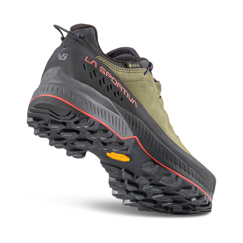 La Sportiva Men's TX5 Evo GTX in Cypress/Mountain Red-2